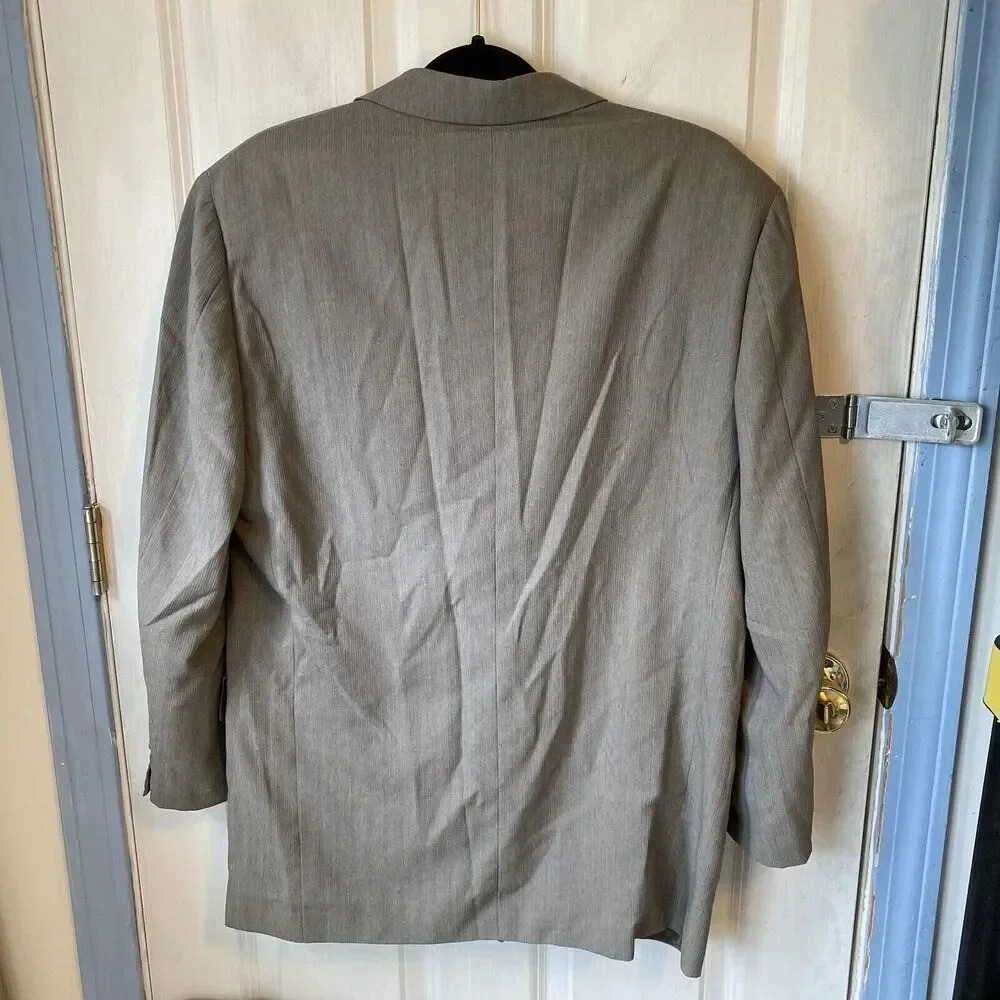 Amando’s Mario Zegna Bianchi Made In Italy Men’s Suit Blazer Jacket 42 Pocket - Picture 6 of 9